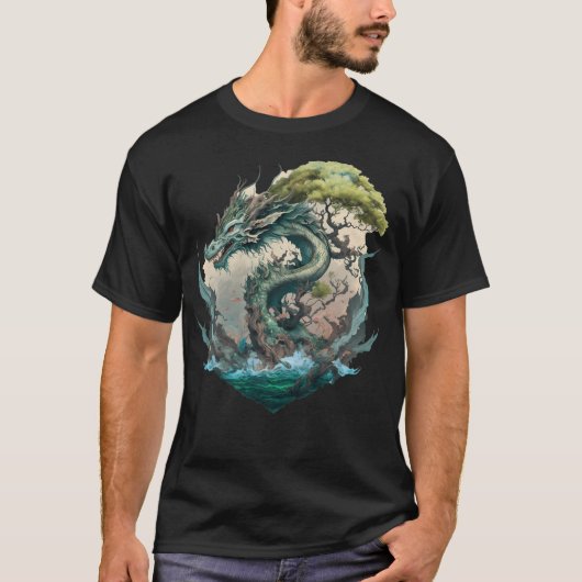 Mythologisches Dragon T-Shirt (Vorderseite)
