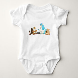 Mythologisches Krug-Band Baby Strampler