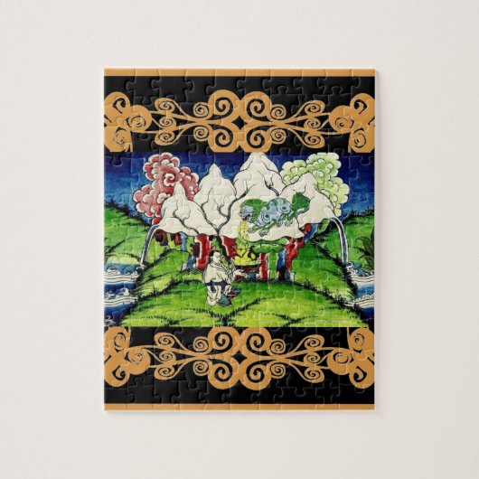 Mythologisches Löwe Jigsaw Puzzle (Vertikal)