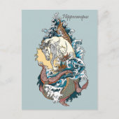mythologisches Seepferd Postkarte (Vorderseite)