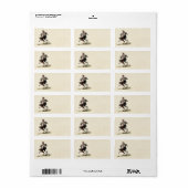 Mythology Educational Plate Adressaufkleber (Vorne)