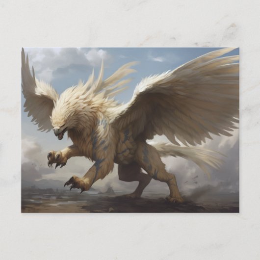 Mythology Griffin Griffin Postkarte (Vorderseite)