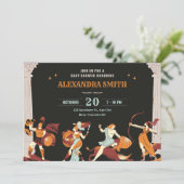 Mythology Heroes Babydusche Einladung (Stehend Vorderseite)