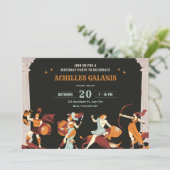 Mythology Heroes Einladung (Stehend Vorderseite)