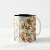Mythology Medieval Astronomy Vintage Art Zweifarbige Tasse (VorderseiteRechts)