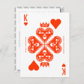 Mythos Anteros King of Hearts Postkarte (Vorne/Hinten)