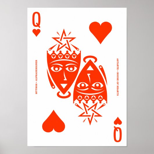 Mythos Astarte Queen of Hearts Poster (Vorne)