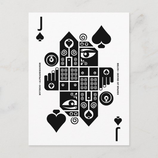 Mythos Belus Jack Spades Postkarte (Vorderseite)