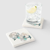 Mythos der neuen Epoche der Kunst des Volkes Steinuntersetzer (Seitenansicht)