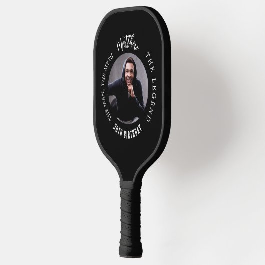 Mythos des Schwarz-weißen Fotos Pickleball Schläger (Links)