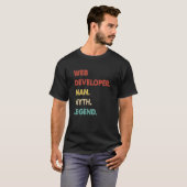 Mythos des Web Developers 1 T-Shirt (Vorne ganz)