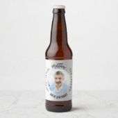 Mythos Foto-Geburtstagsparty Bierflaschenetikett (Vorderseite)