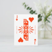 Mythos Kamadeva Jack des Herzens Postkarte (Stehend Vorderseite)