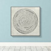 Mythos - Kreis Leinwanddruck (Insitu (Holzboden))