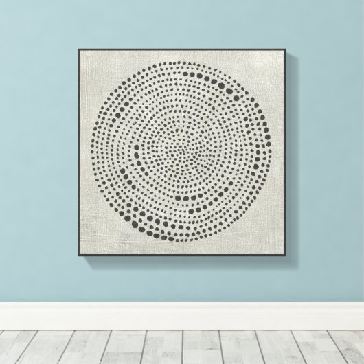 Mythos - Kreis Leinwanddruck (Insitu (Holzboden))