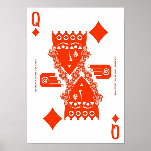 Mythos Lakshmi Queen of Diamonds Poster (Vorne)