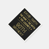 Mythos Legend zum 90. Geburtstag Serviette (Ecke)