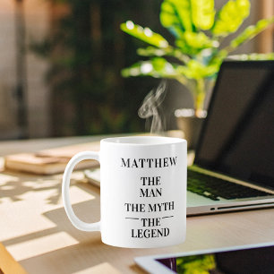 Mythos-Legende Foto Schwarz-weiß Kaffeetasse