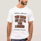 Mythos Legende Name lustige Ziegelmauer T-Shirt (Vorderseite)