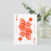 Mythos Mammon Jack von Diamonds Postkarte (Stehend Vorderseite)