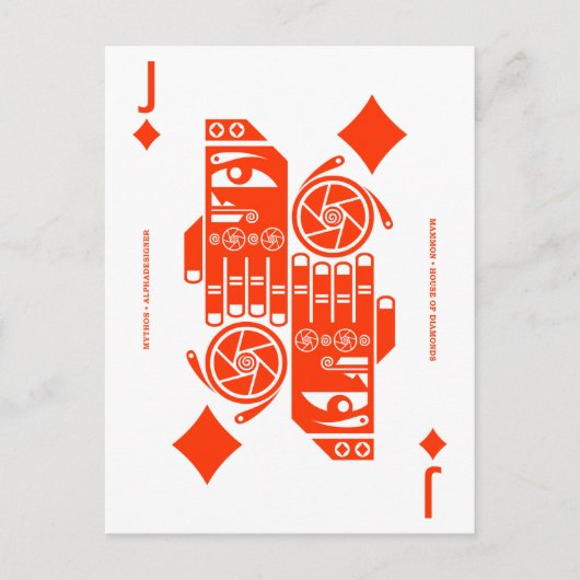 Mythos Mammon Jack von Diamonds Postkarte (Vorderseite)