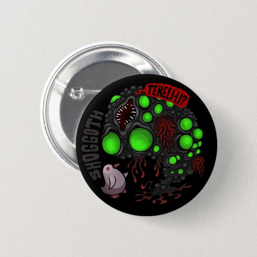 MYTHOS - Shoggoth Button (Vorne & Hinten)