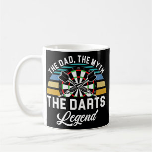 Mythos vom Papa Dart Legende Vater Dart Spieler Kaffeetasse