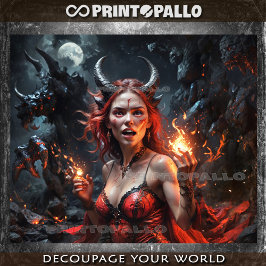 Mythos von Lilith, die Göttin der Hölle Seidenpapier