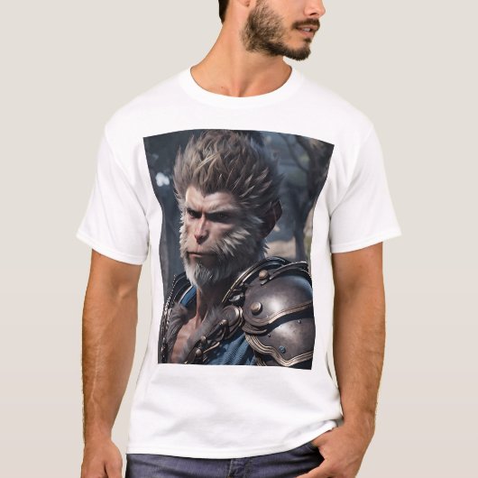 Mythos wukong mythischer Held T-Shirt (Vorderseite)