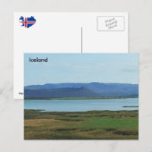 Mývatn, Island Postkarte (Vorne/Hinten)