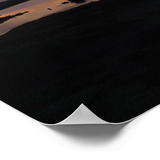 Myvaton-Sonnenuntergangspposter Poster (Ecke)