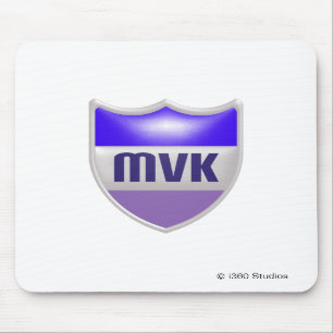 MyVirtualKingdom Schild Mousepad - Weiß
