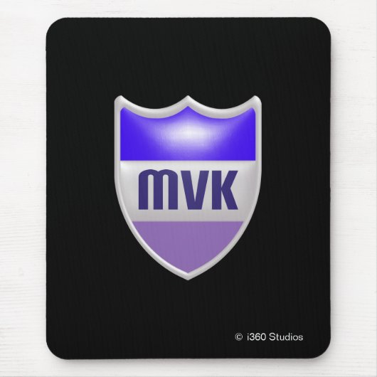 MyVirtualKingdom Shield Mousepad - Schwarz (Vorne)