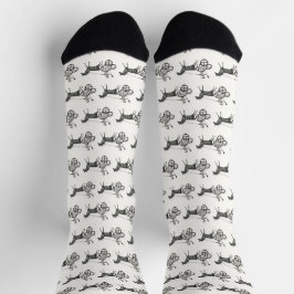 Myzenisch-griechisch Inspirierte Charioteers Socks Socken