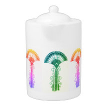 Myzenisch-griechisch Inspirierte farbenfrohe Blume