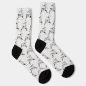 Myzenisch-griechisch Inspirierte Hirschsocken Socken (Rechts)