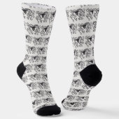 Myzenisch-griechische Inspirierte Kraken Socken (Gewinkelt)
