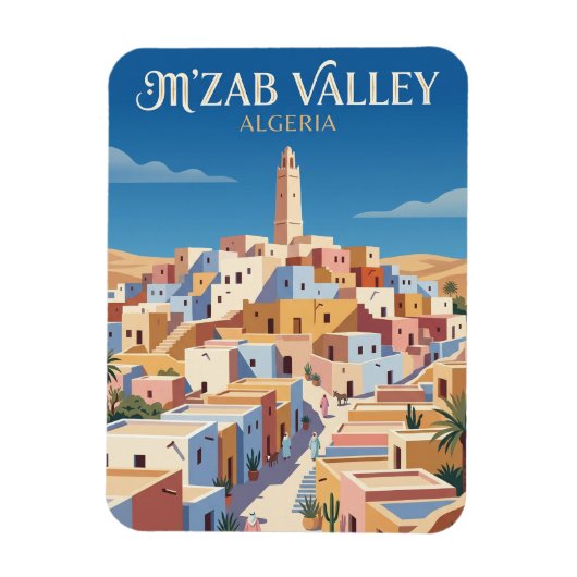 M'Zab-Tal Algerien Magnet (Vertikal)