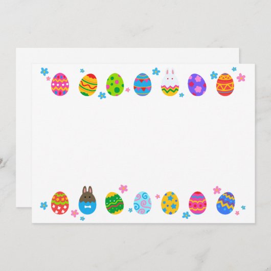 【Nタエ グ横スと兎Jänner Feiertagskarte (Vorne/Hinten)