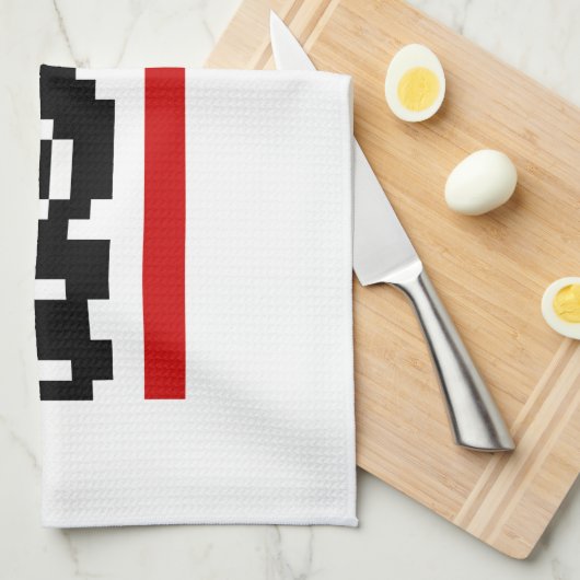 n00b geschirrtuch (Viertel Falte)