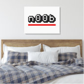 n00b leinwanddruck (Insitu (Schlafzimmer))