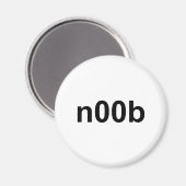 n00b magnet (Vorderseite/Rückseite)