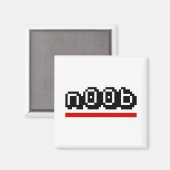n00b magnet (Vorderseite/Rückseite)