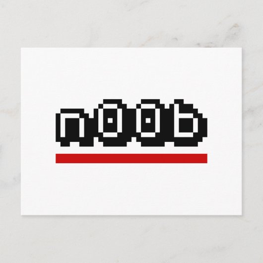 n00b postkarte (Vorderseite)