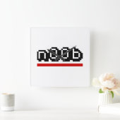 n00b quadratische wanduhr (Zuhause)