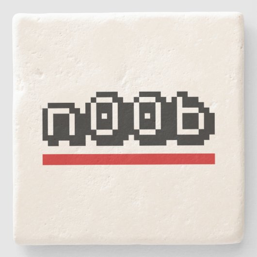 n00b steinuntersetzer (Vorderseite)