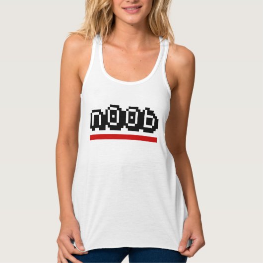 n00b tank top (Vorderseite)