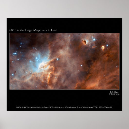 N11BInThe LargeMagellanicCloud-2004 Poster (Vorne)