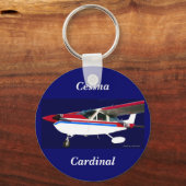 N13HK Portrait, Cessna, Cardinal Schlüsselanhänger (Vorderseite)