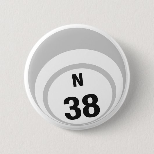 N38 Bingo-Ball-Taste Button (Vorderseite)